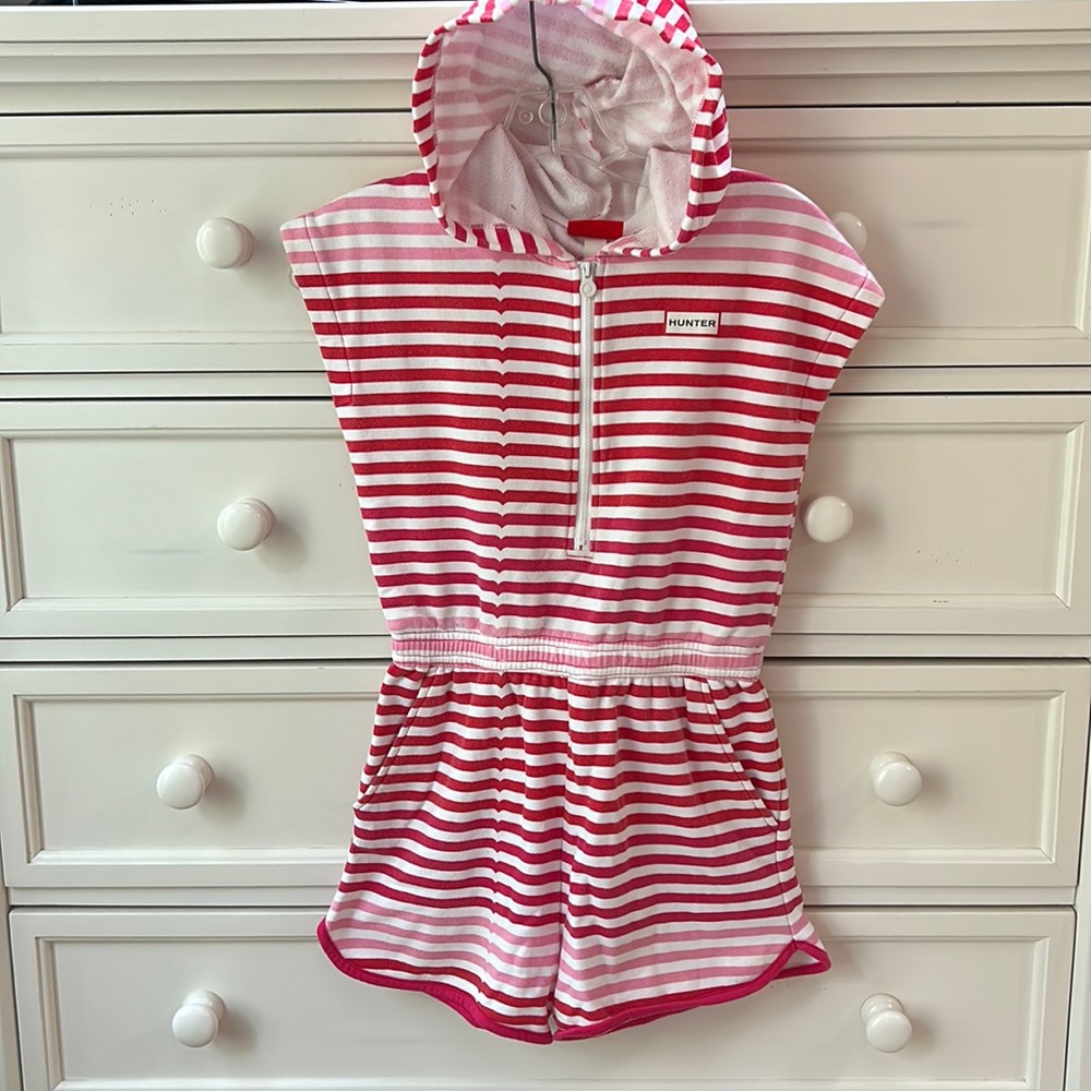 Terry HUNTER romper with hood